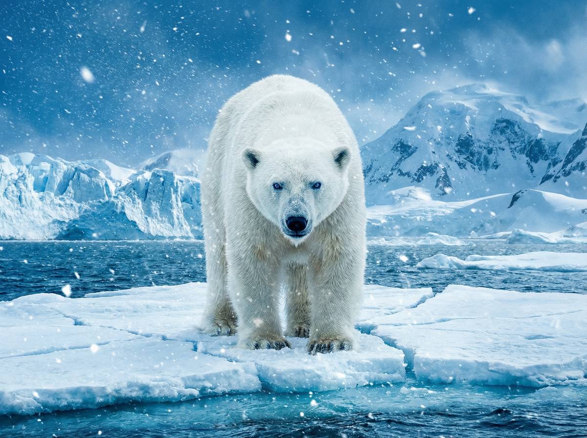 国产主播北极熊视频 - 极地北极熊母子嬉戏生活视频